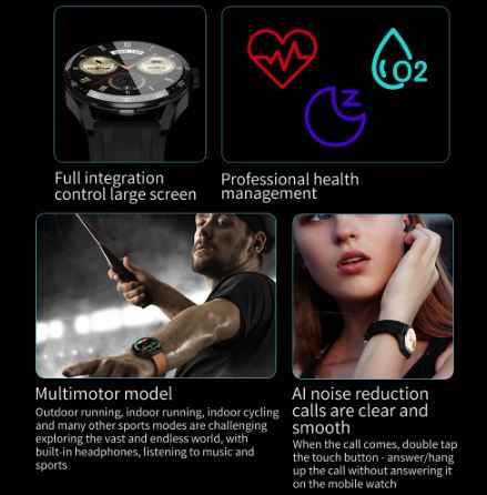 Image of 2 In 1 HI-FI Wireless Earphones Men Smart Watch