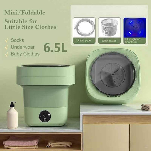 Image of Foldable Mini Laundry Machine