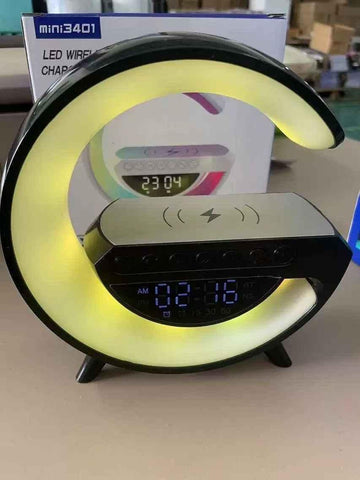 Image of Digital Led Wireless Charger Speaker
