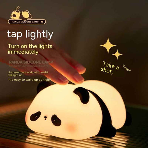 Image of Panda Night Lights For Kids Cute Silicone Lamp