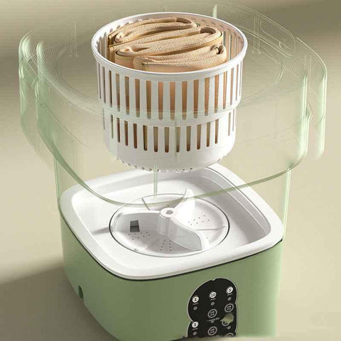 Image of Foldable Mini Laundry Machine