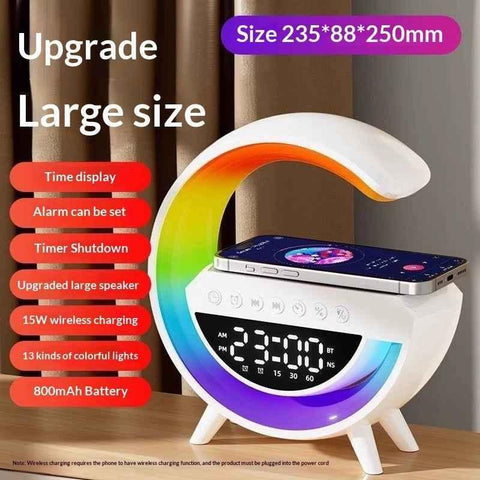 Image of Digital Led Wireless Charger Speaker