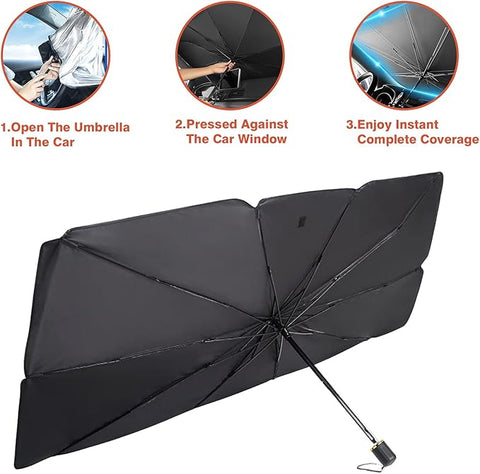 Image of My Zambeel Foldable Car Windshield Sun Umbrella Heat Protection Shield