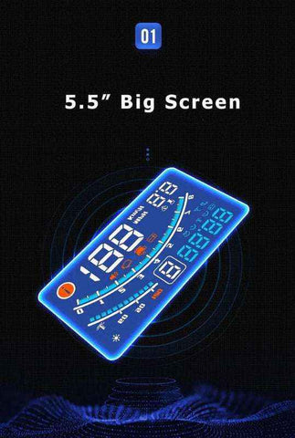 Image of Head Display Speedometer