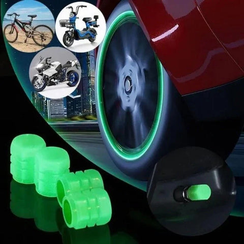 Image of Car Luminous Tire Valve Cap