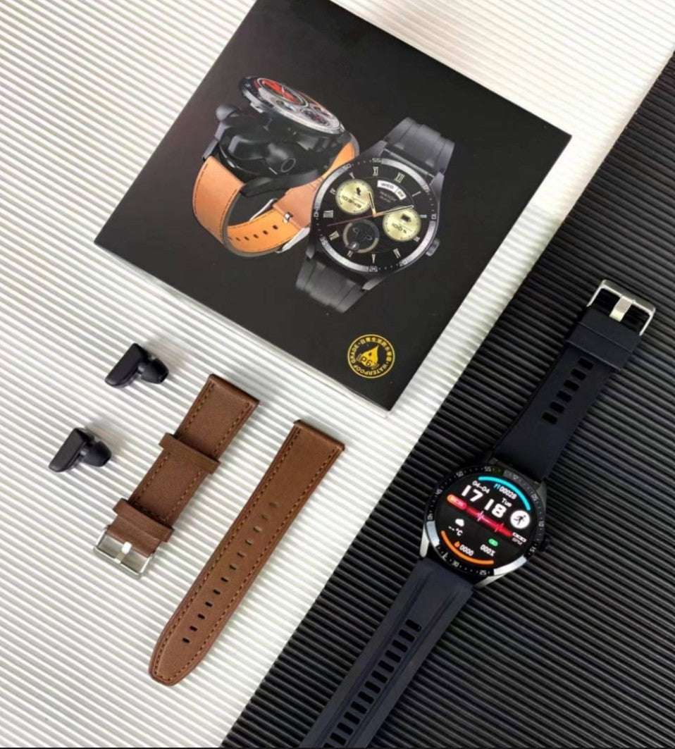 2 In 1 HI-FI Wireless Earphones Men Smart Watch - Trendy Loop