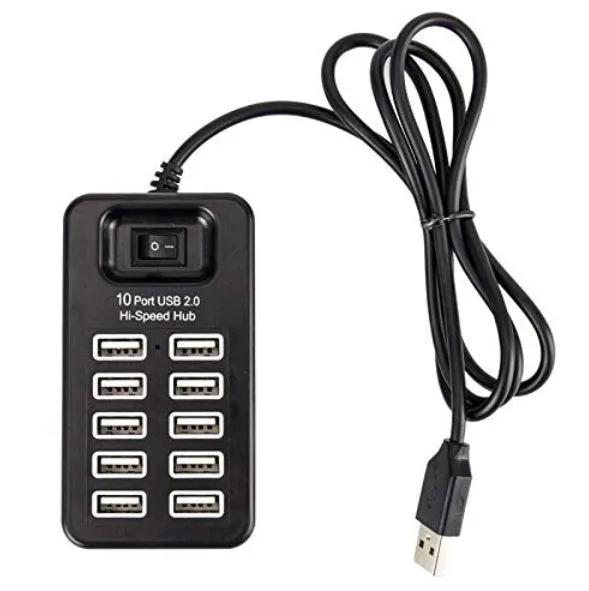 10 Port USB Power Hub-Home Essential-TRENDY LOOP-Variant:Random Color-Trendy Loop