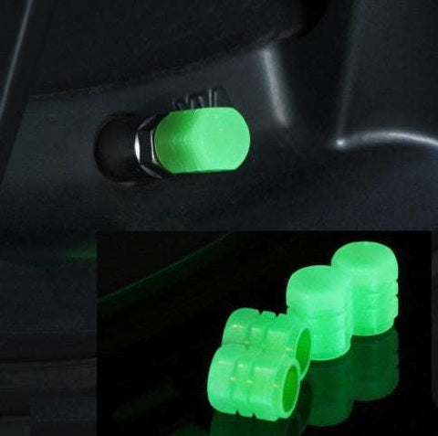 Image of Car Luminous Tire Valve Cap - Trendy Loop