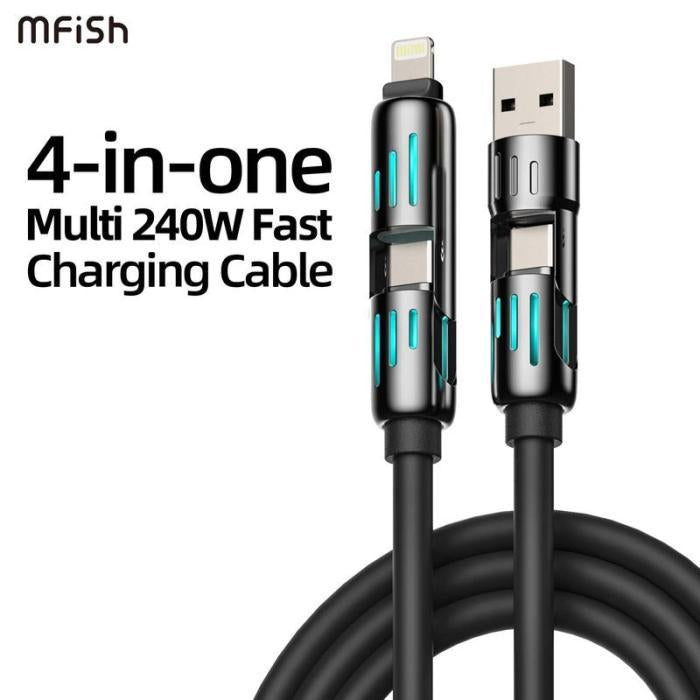 4 - in - 1 Multi USB Charging Cable - Zambeel