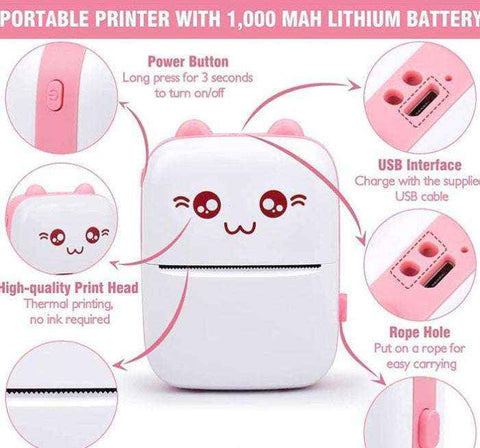 Image of Portable Mini Pocket Printer