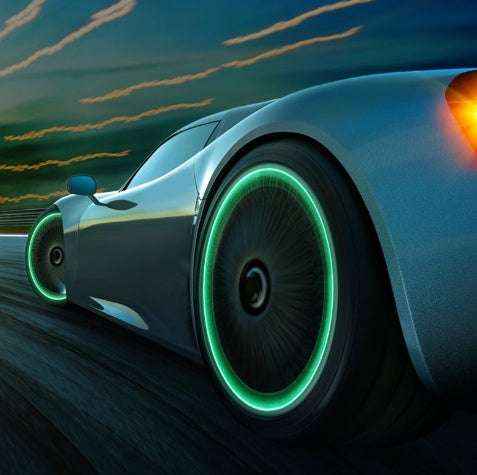 Image of Car Luminous Tire Valve Cap