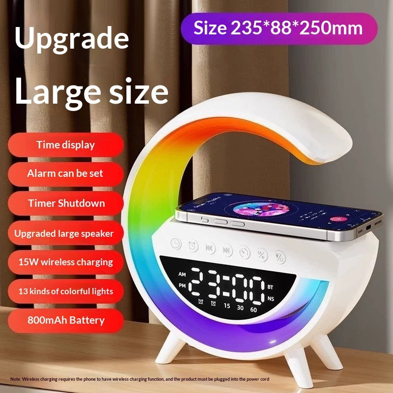 Digital Led Wireless Charger Speaker - TRENDY LOOP