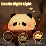 Panda Night Lights For Kids Cute Animal Silicone Timing Rechargeable Lamp Cartoon Panda Bedroom Decoration Kids Boys Girls Gift - TRENDY LOOP