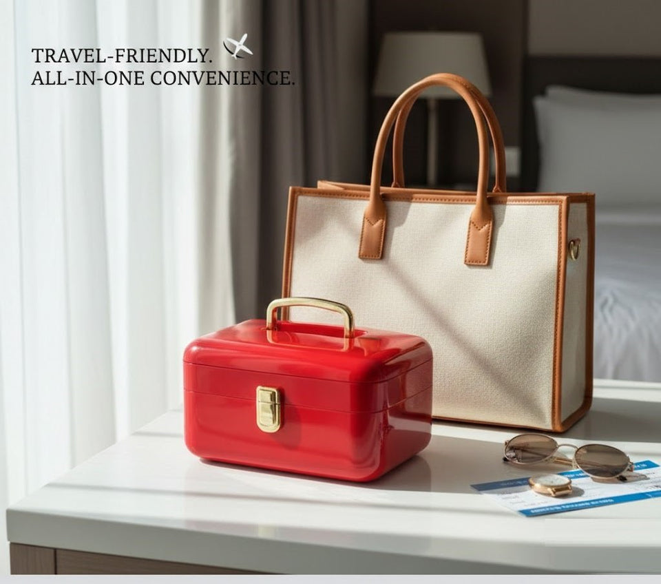 Classic Deluxe Vanity Case Make - Up Kit © Ⓢ - Zambeel