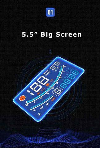 Image of Head Display Speedometer