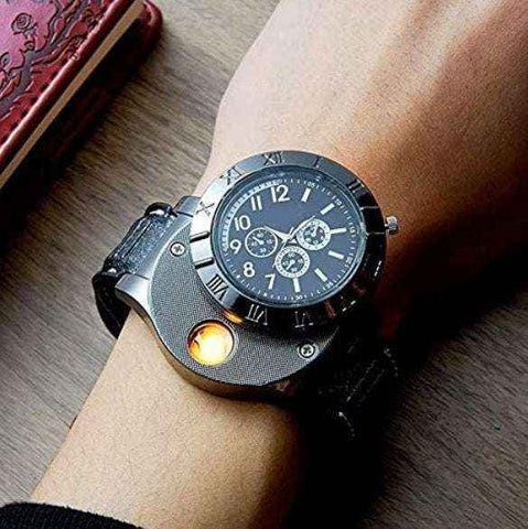 Image of Military USB Lighter Watch Men's