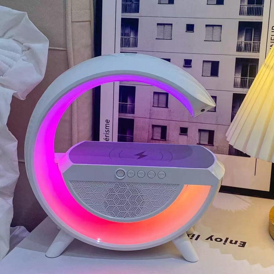 Digital Led Wireless Charger Speaker - TRENDY LOOP