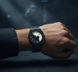 Black Aura Watch Elegant Design.